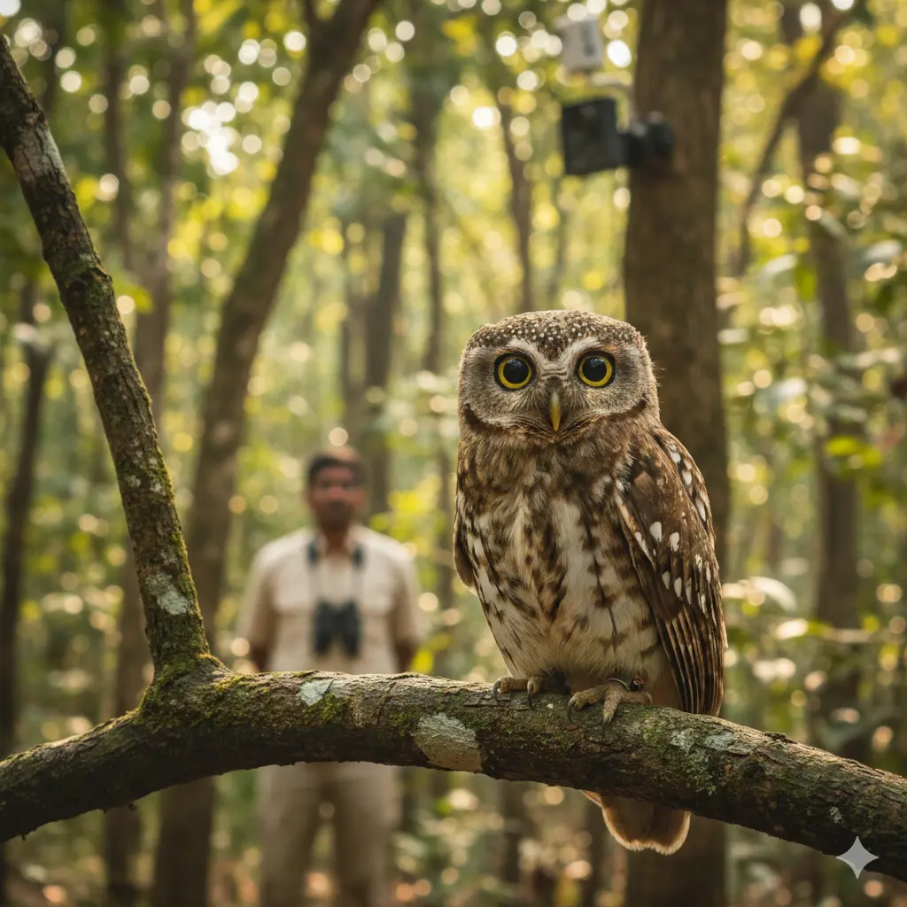 Monitoring & Conservation of Forest Owlet